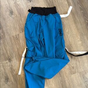 Zumba Fitness Blue Track Pants with Elastic Waistband